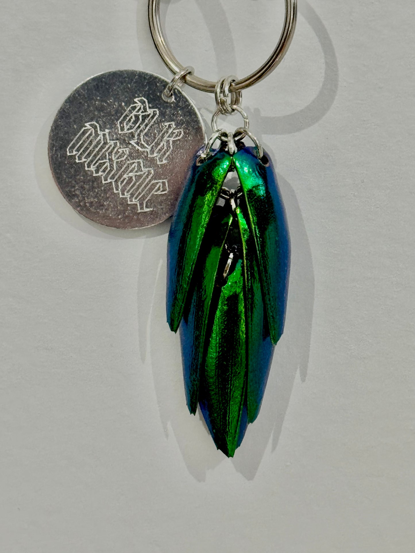Beetle Wing Keychain