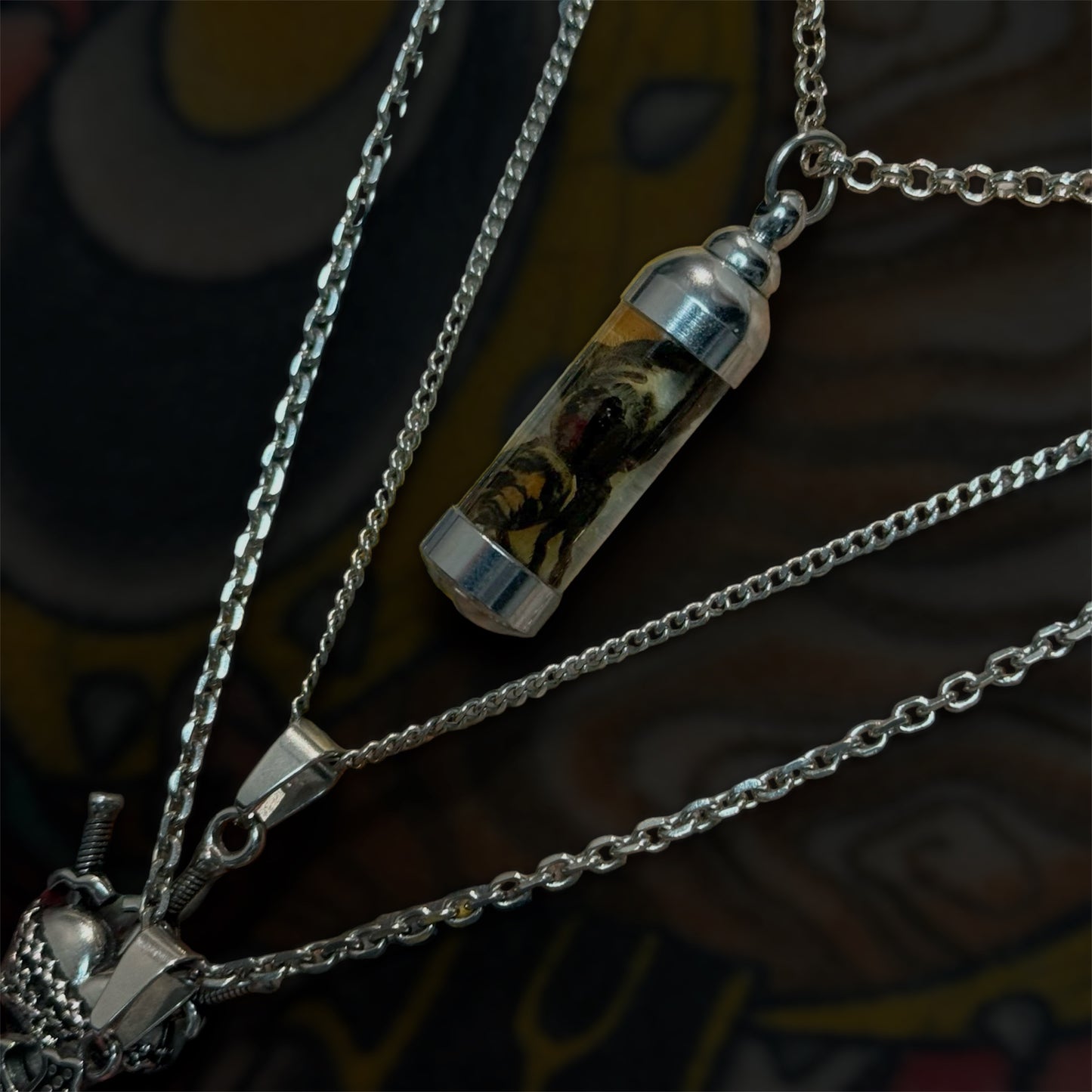 Jumping Spider (Hyllus Diardi) - Necklace