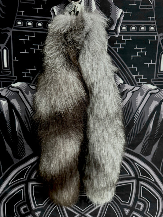 Fox Tail - Silver/Grey