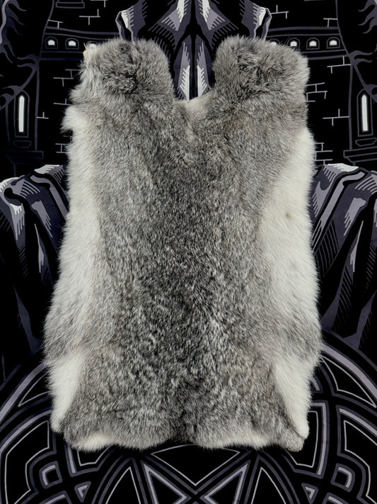 Rabbit Pelt - Grey/Silver