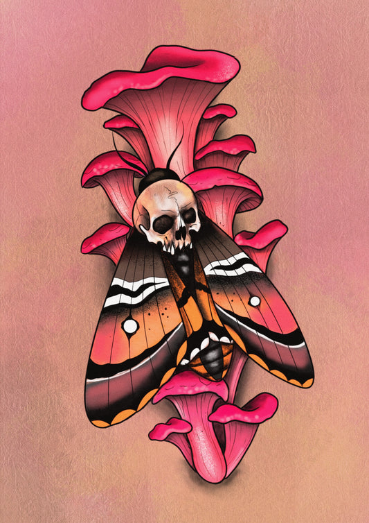 Death Head Moth - Print